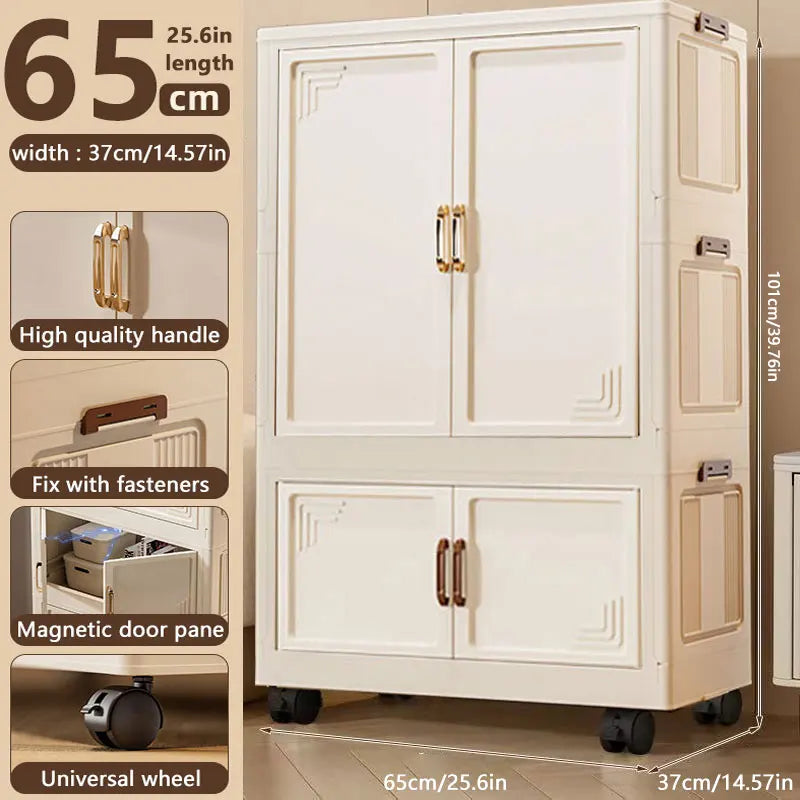 Multi-specification Large Capacity Wardrobe Foldable Easy Install Clothes Storage Cabinet Organizer for Home
