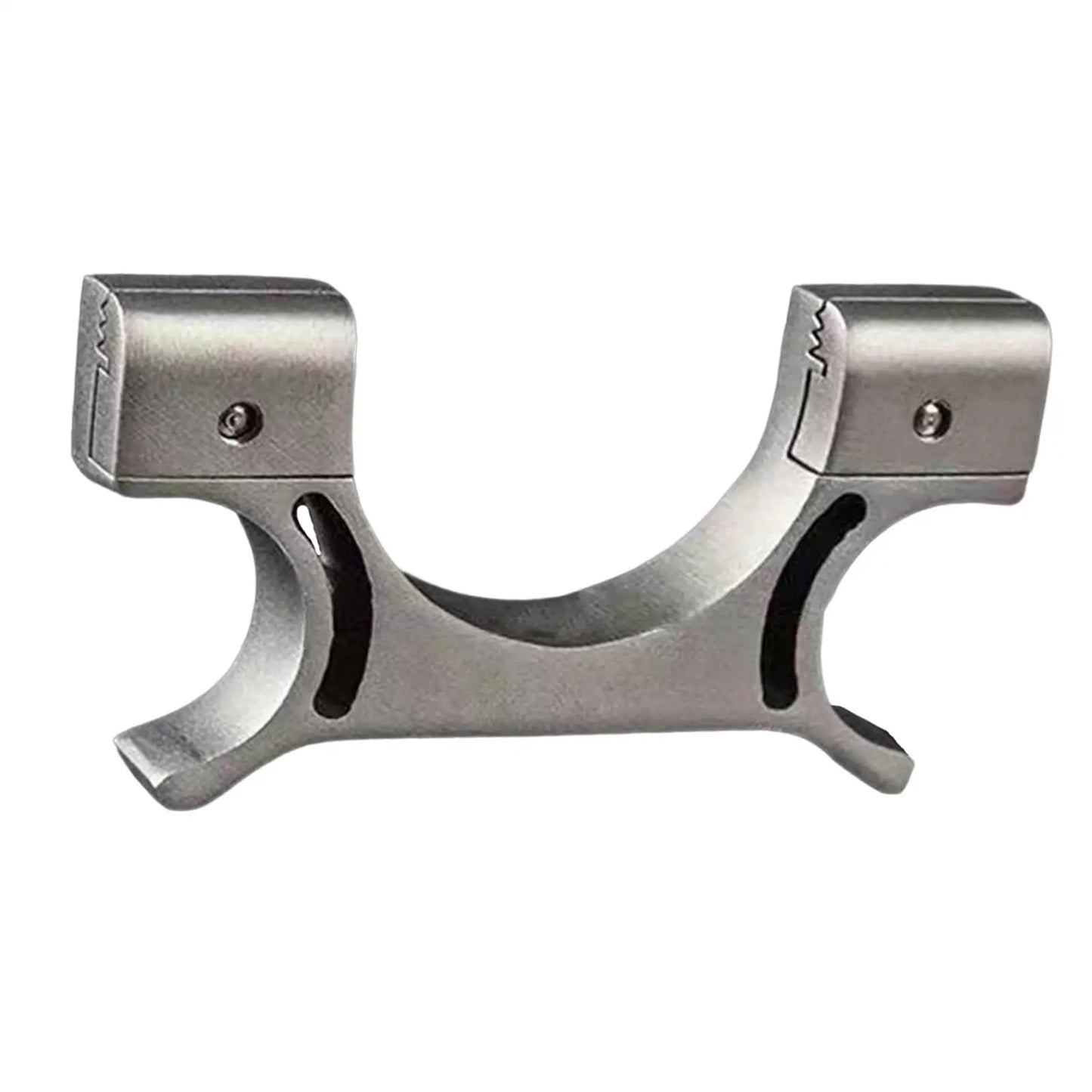 Hunting Slingshot Bow Head Release Device Stainless Steel Tool Catapult Head Sling Shot Head for Game Practical Teens Adults