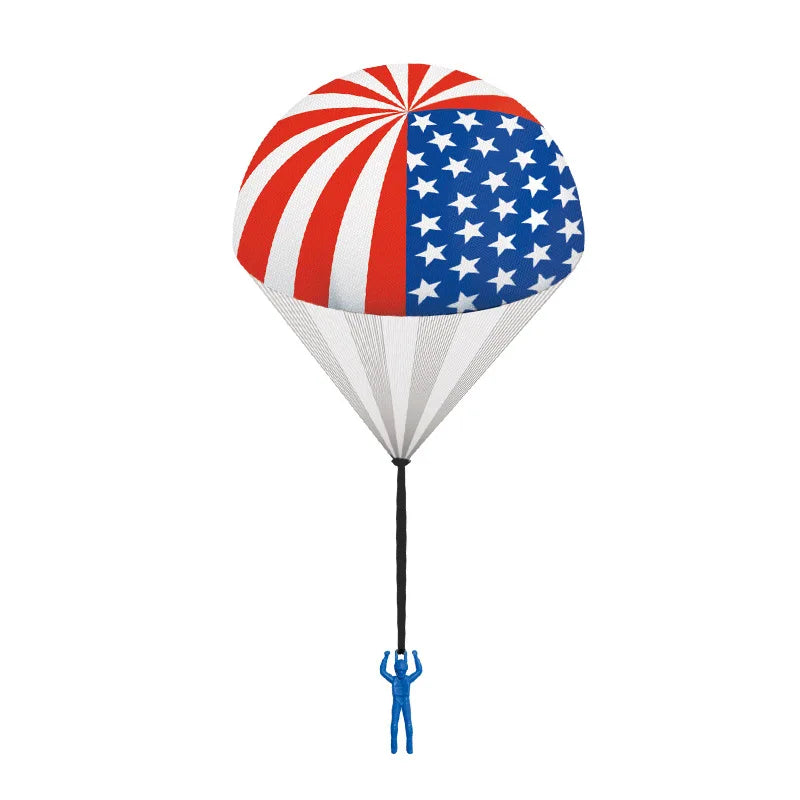 Hand Throw Parachute Army Man Flying Toys for Kids Tangle Free Throwing Toy Parachute kids Outdoor Toys