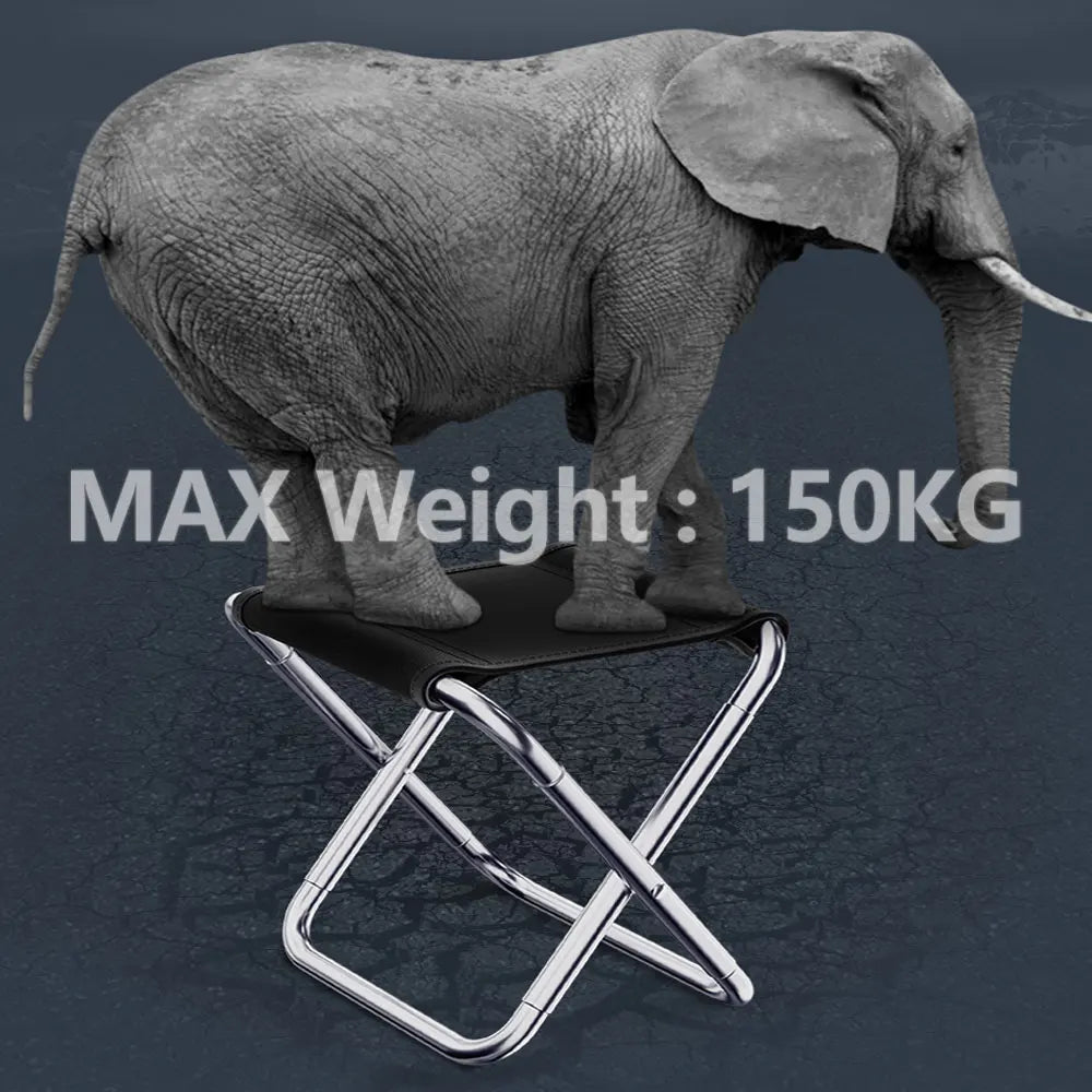 Outdoor Chair Camping Portable Folding Aluminum Foldable Fishing Chair Stool Seat Hiking Tools Picnic Camping Stool MIni Storage