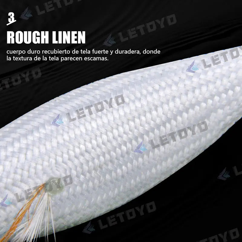 Fishing Accessories 78Mm 10G Floating Squid Jig Jigging Fishing Lure Artificial Plastic Squid Hook for Sea Boat Fishing Tools