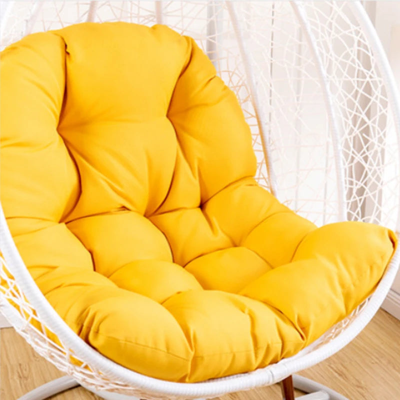 120x80cm Hanging Basket Egg Chair Cushion Outdoor Sofa Swing Chair Cushion Soft Comfy Thickened Garden Hammock Chair Seat Pads