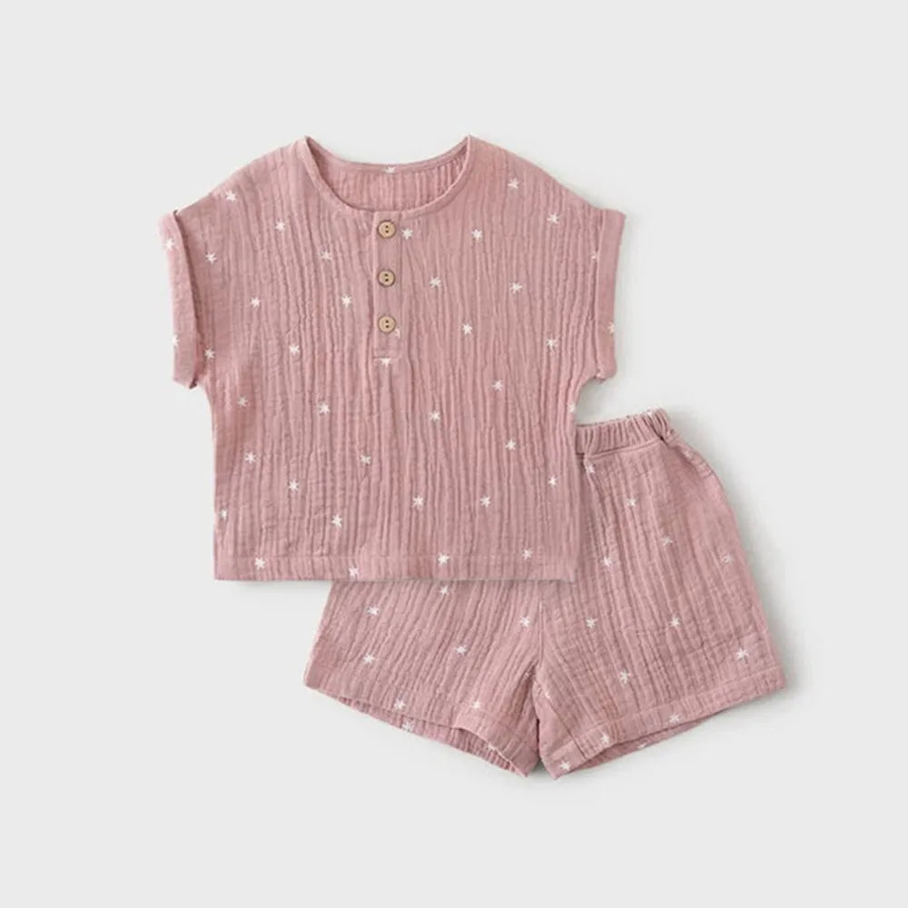 Infant Baby Boy Girl Clothes Set For Party Long Sleeve Baby Shirts +Loose Pant Toddler Kids Clothes Spring