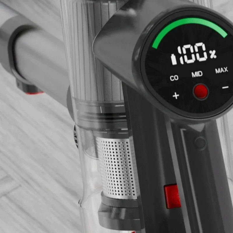 IDEACH Wireless Wet and Dry Vacuum Cleaner for Home 30kPa Powerful Suction Touchscreen Electric Sweeper Vertical Vacuum Cleaner