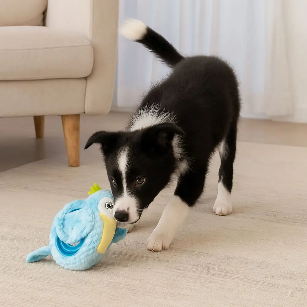 Pet Supplies Bite Resistant Dog Leaking Food Toy Animal Shape Wear-resistant Pet Training Toys Plush TPR Pet Sounds Toys Outdoor