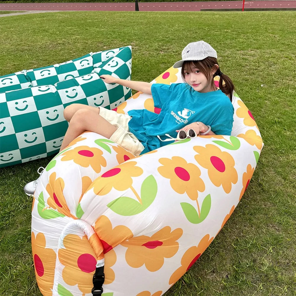 Outdoor Non Inflatable Sofa Campsite Portable Sofa Picnic Outdoor Reclining Sofa Portable High Load-bearing Sofa Minimalist Sofa