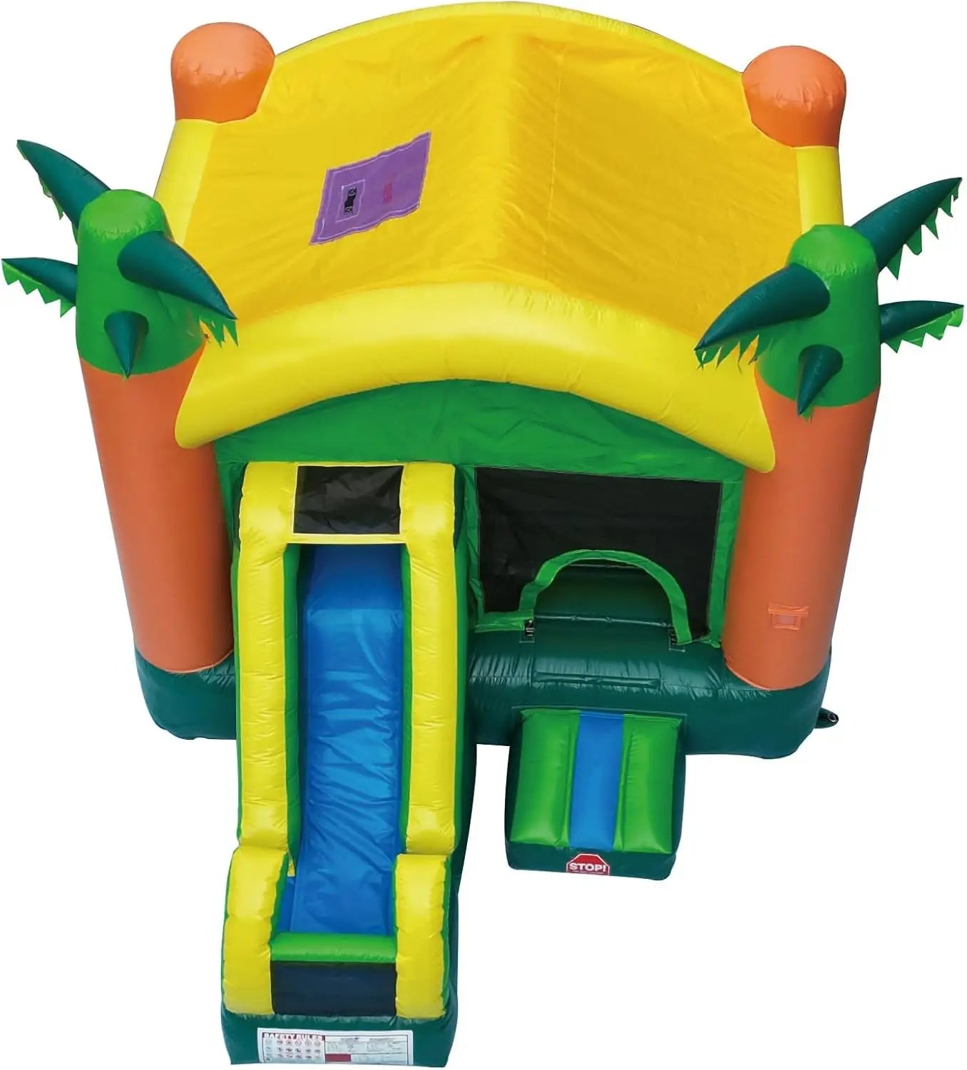 Inflatable Bounce House with Slide for Big Kids,Large Jumping Area,100% PVC Commercial Material,Outdoor Large 17'x 13' x 12'
