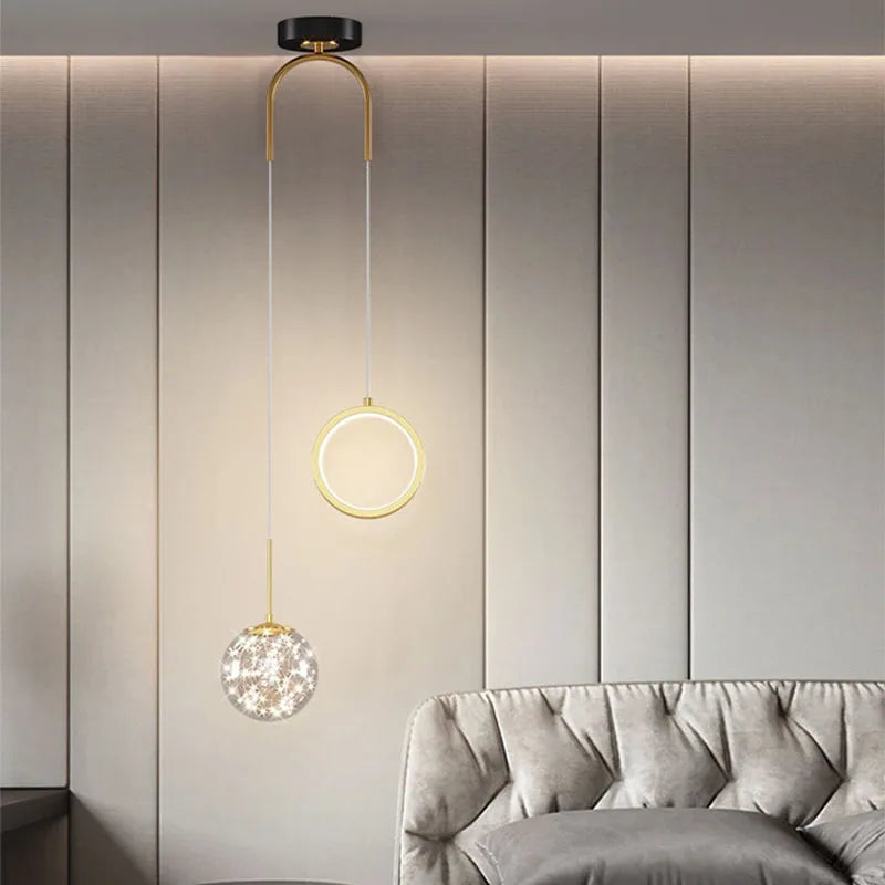 Modern LED Chandelier Living Room Bedroom Kitchen Nordic Gorgeous Firefly Lamp Home Indoor Lighting luxurious Decor Hanging Lamp