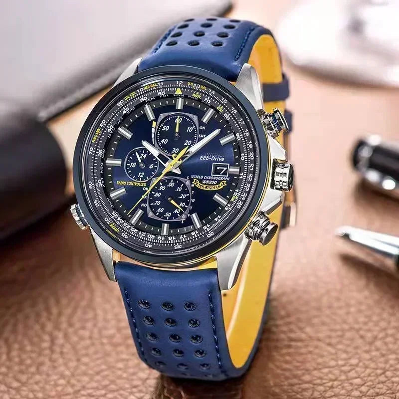 2025 Men Watches Luxury Trend Quartz Clock Luminous Calendar Waterproof Multi Function Fancy Round Automatic Watch Stainless