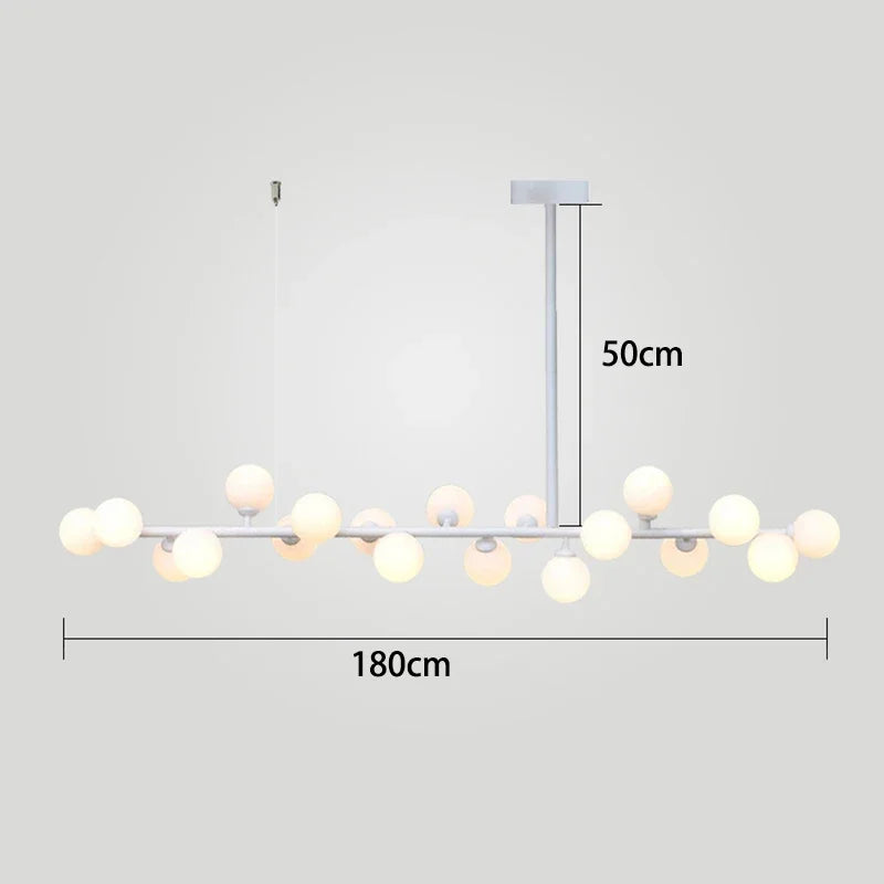 Modern Led Pendant Lights Home Decor Chandelier Lamps for Living Room Chandeliers for Dining Room Hanging Light Indoor Lighting