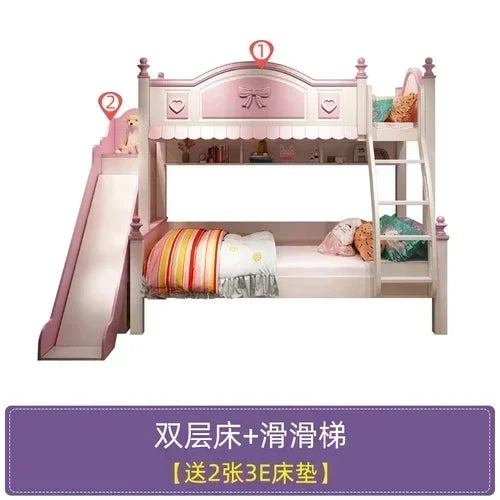 Child Hut Bed Wooden Mother Kids Girl Children's Comforters Baby Things Family Bassinets Low Loft Pink Newborn Playpens Bunk Boy
