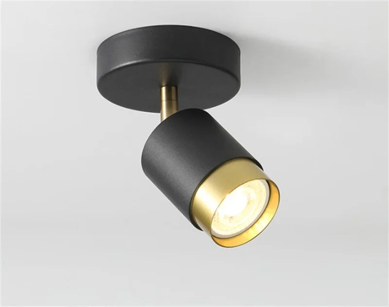 Indoor Lighting Modern Led Ceiling Lamp Black White Chandelier Spotlight for Living Room Bedroom Dining Corridor Spot Light GU10
