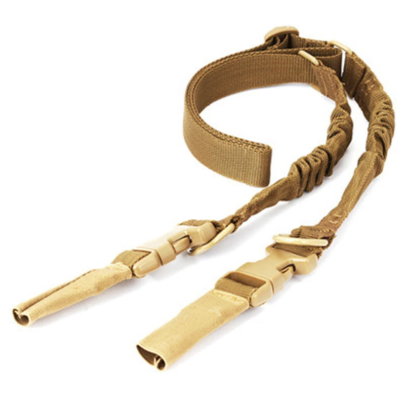 Shot Gun Belt Hunting Accessories Molle Gear Molle Single Point Gun Sling Shoulder Strap Rifle Rope Belt with Metal Buckle