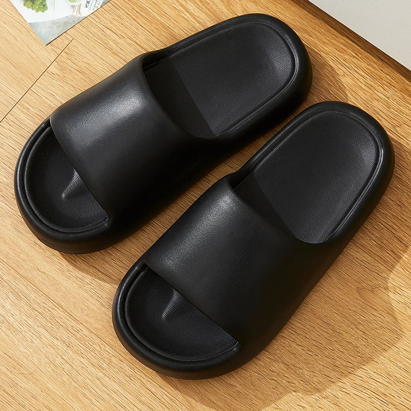 Lightweight Platform Slippers Women Super Soft Non Slip Beach Flip Flops Woman Comfort Couples Indoor Slides Shower Shoes