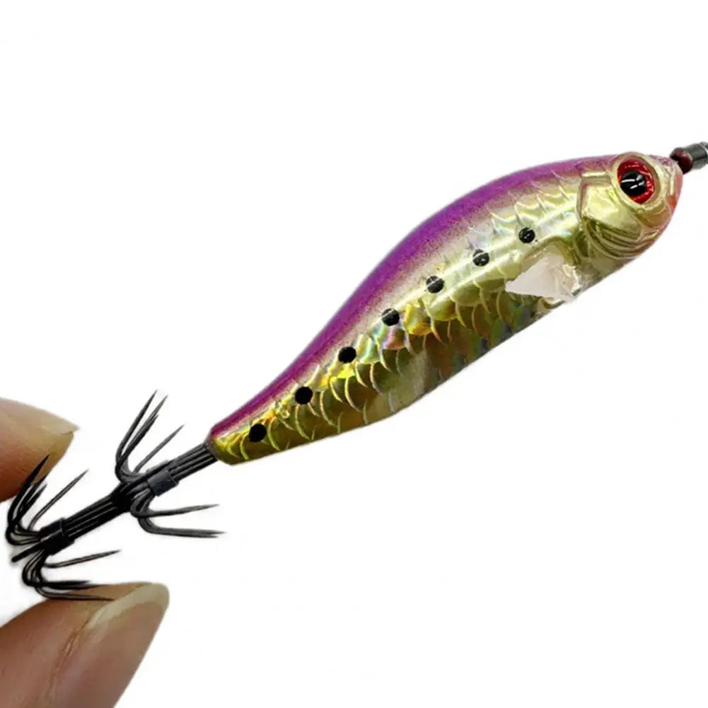 Fishing Lure Bait Sharp Hook Realistic Design Bright Color Fishing Tackle with Barbs Colorful Fishing Lure Kit