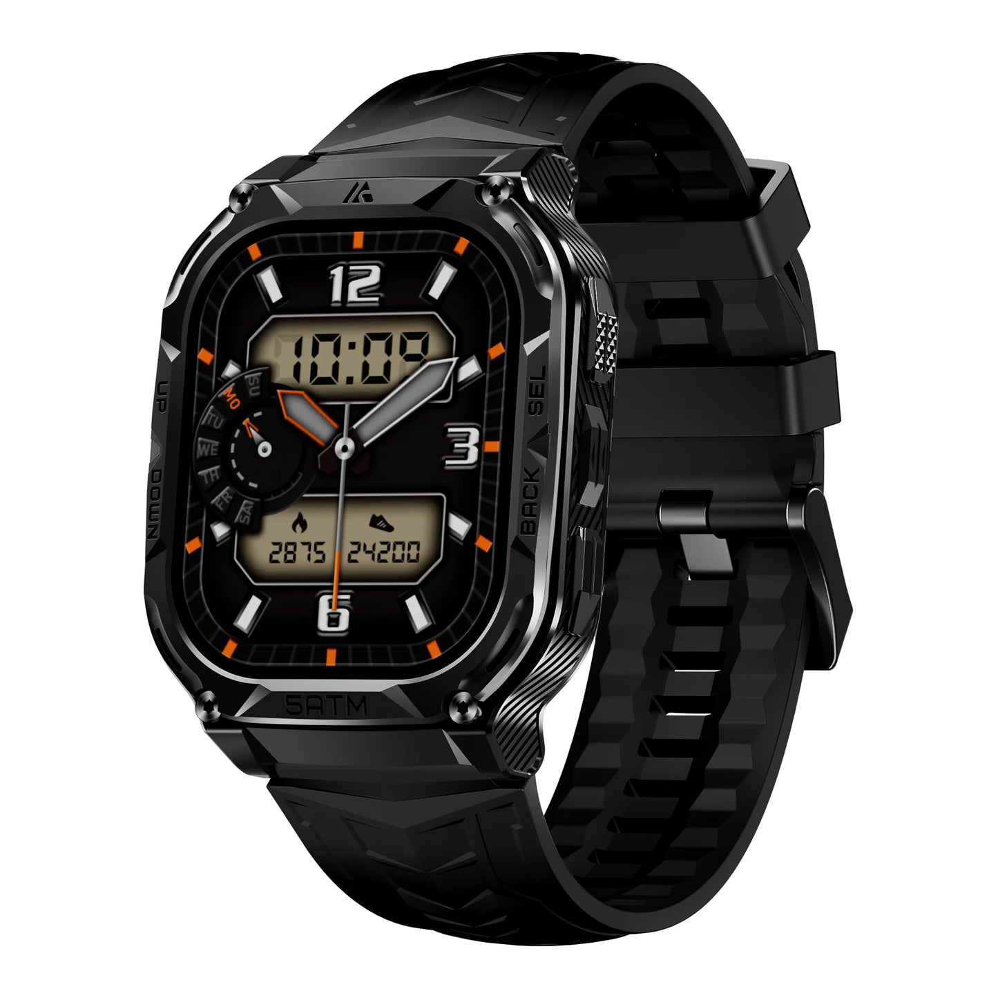 HIDAMEL M3E GPS Smart Watch For Men Barometer Altitude Compass 6 Satellite Positioning Systems 480mAh 60 Days Extra-Long Battery
