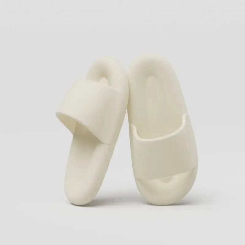 Men's Women's Soft Sole Pillow Slippers Lightweight Open Toe Non Slip EVA Sandals Indoor Outdoor Quick Drying Bathroom Shoes