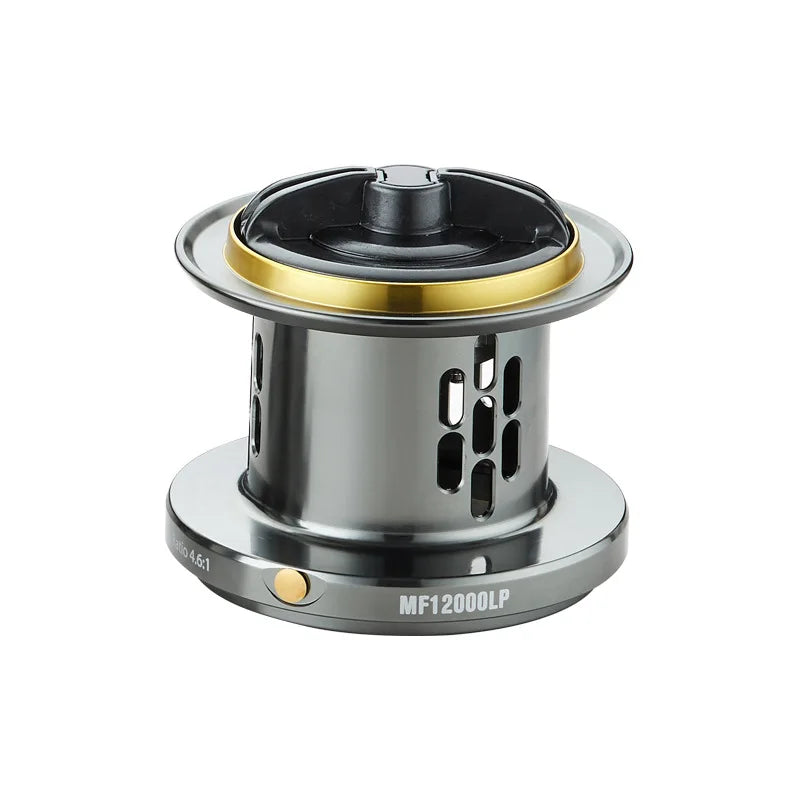 Fishing Reel Spool 8000 -12000S Spare Wire Cup All Metal Spool Diagonal Mouth Design Spinning Spool Carp Saltwater for Accessory