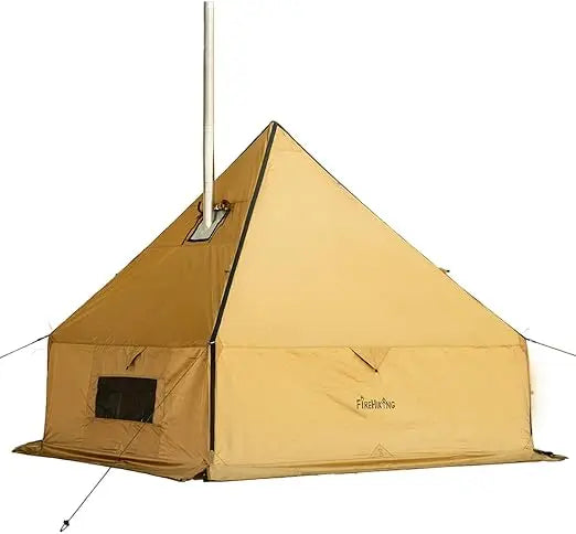 Camping Hot Tent with Stove Jack Yurt Tent Outdoor Wall Tent Teepee Tent with Snow Skirt