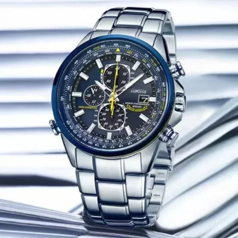 2025 Men Watches Luxury Trend Quartz Clock Luminous Calendar Waterproof Multi Function Fancy Round Automatic Watch Stainless