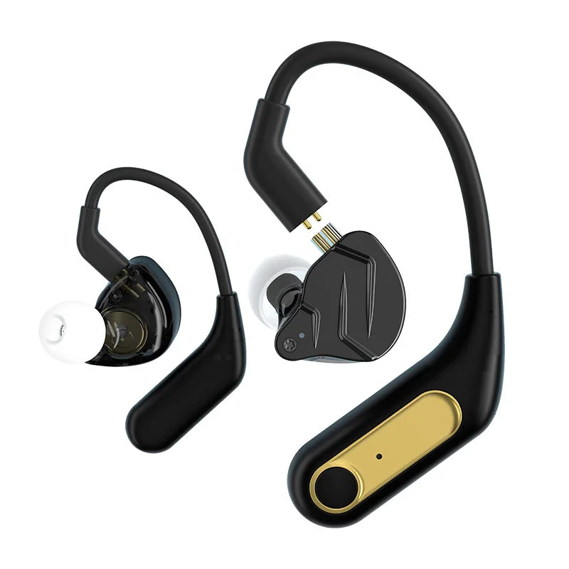 KZ AZ15 Upgrade Wireless Headphones Bluetooth-compatible 5.2 Cable Wireless Ear Hook With Charging Case AZ09 PRO AZ10
