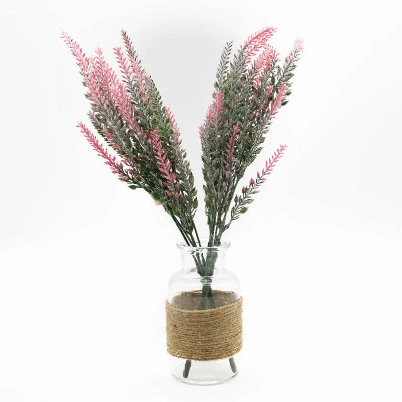 Artificial Plants Scrapbooks Plastic Lavender Vases Room Home Decor Ornamental Flowerpot Garden Cheap Wedding Decorative Flowers