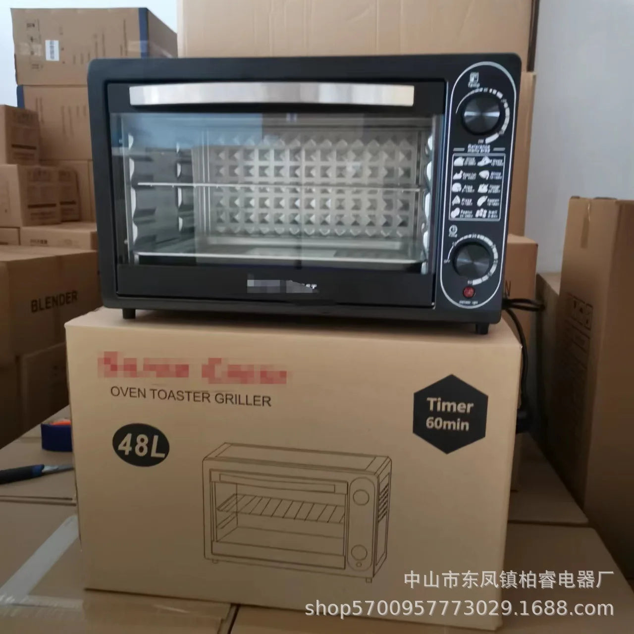 Oven 48L Large Capacity Multifunctional Intelligent Bread Baking And Baking Integrated Oven