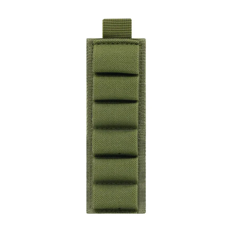Hunting accessories: 6-loop shotgun stock shell holder, 12-gauge cartridge bag, rifle stock, bullet carrier, Velcro