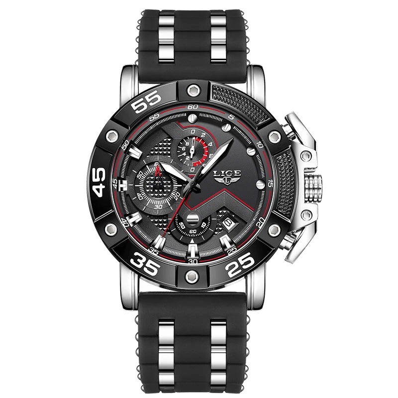 2025 Watches for Men LIGE Top Luxury Brand Quartz Mens Watch Sport Waterproof Wrist Watches Chronograph Date Relogio Masculino