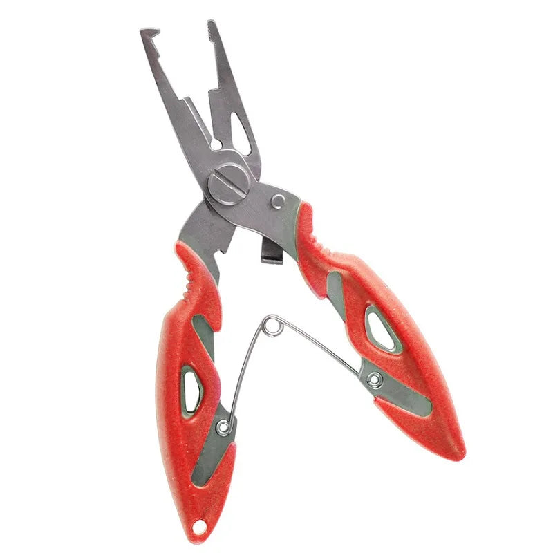 Fishing Pliers Tools Accessories for Goods Tackle Pliers Vise Knitting Flies Scissors Braid Set Fish Tongs Multifunction
