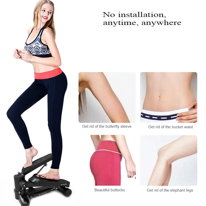 Home hydraulic stepper, training puller, mini fitness pedal, elderly exercise, home fitness equipment