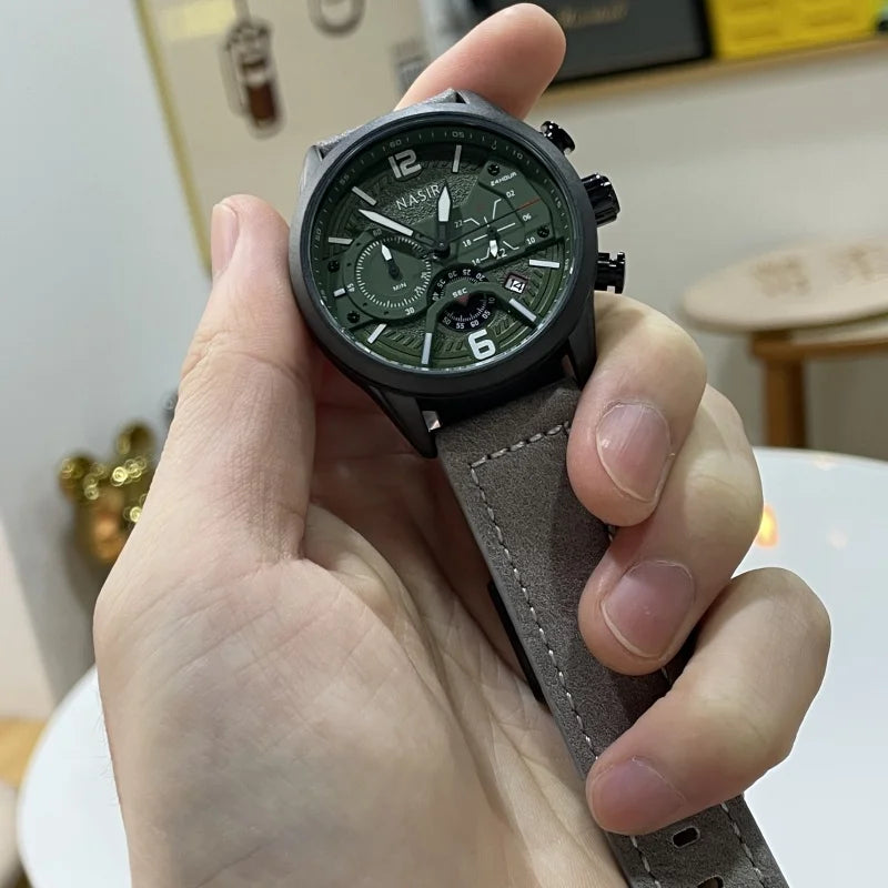 Men's Trendy Fashion Watch, New Concept for Male Students, High Beauty Male Models, Men's Brands, Large Dial, Temperament Men's