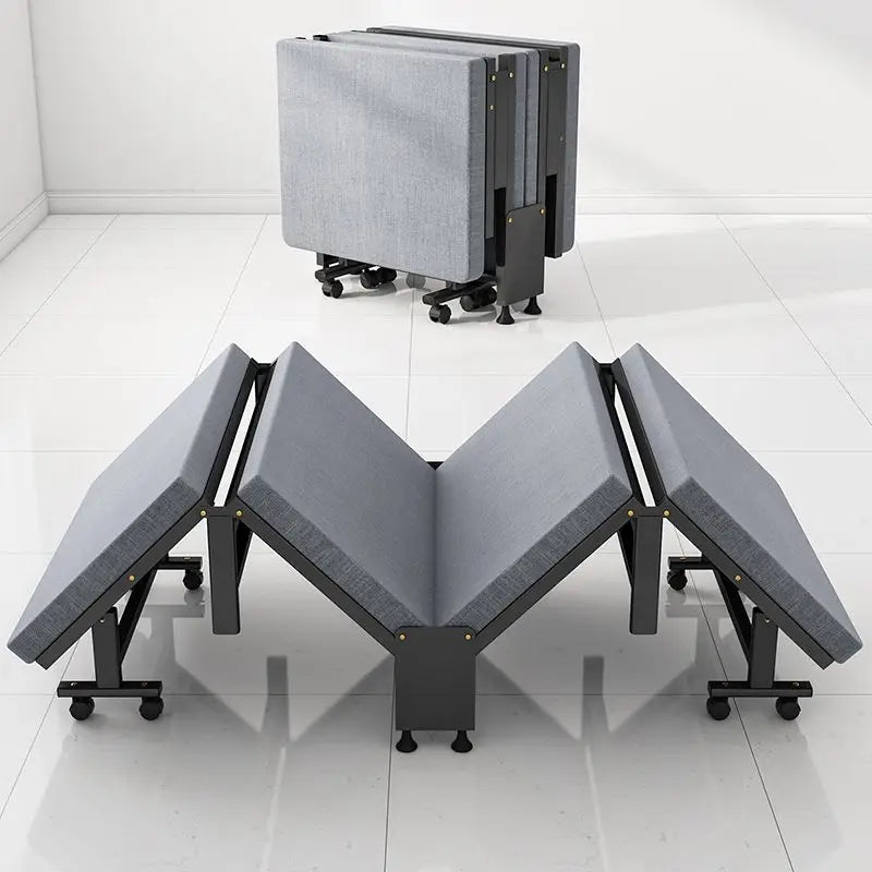 Folding Single Bed Luxury Hard Board Thickeneded 60% off Bed Simple Office Lunch Break Bed Luxury