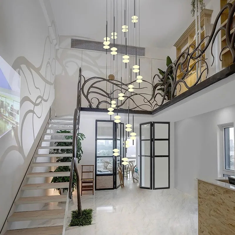 Modern Home Decoration Chandelier for A Living Room A Living Room Staircase Pendant Lamp Interior Lighting Hanging Luminaires