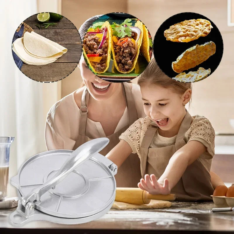 6/8 INCH Tortilla Press Make Corn Tortillas Dough Roti Maker Machine Pressing Tools Home Kitchen Bakeware Cooking Accessories