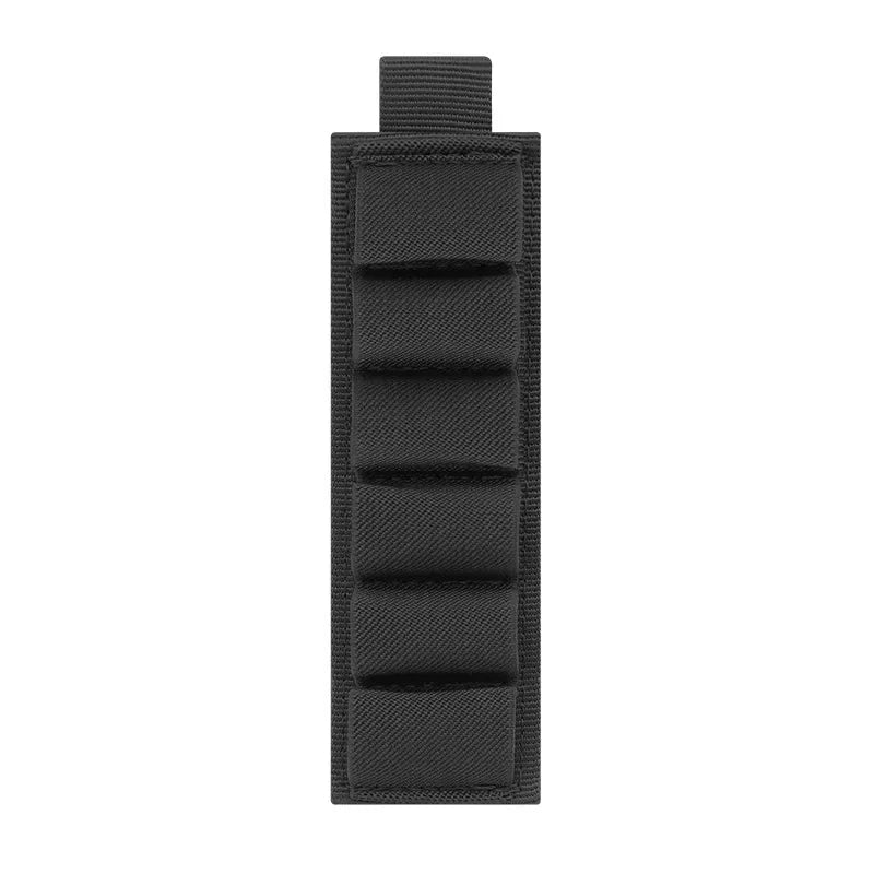 Hunting accessories: 6-loop shotgun stock shell holder, 12-gauge cartridge bag, rifle stock, bullet carrier, Velcro