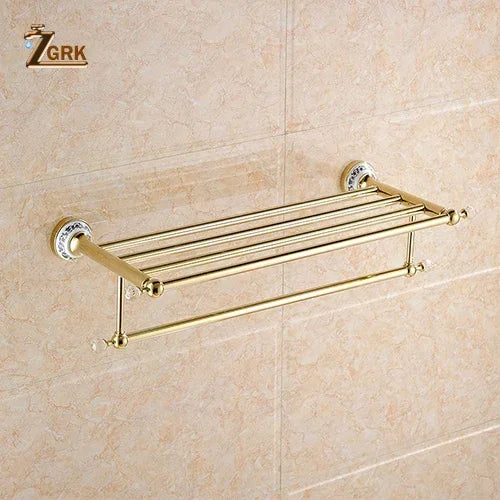 Bathroom Accessories Wall Mounted Paper Holder Toilet Gold Towel Ring Soap Box Cup Holder Luxury Ceramic Bathroom Hardware Set