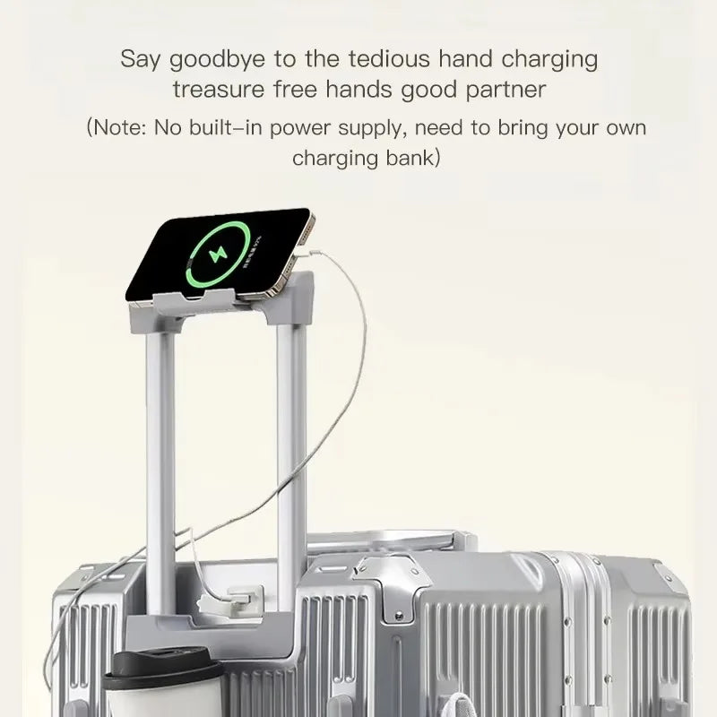 Suitcase Large Capacity Travel Rolling Luggage 20/24/26inch Aluminum Frame Suitcase Women Fashion Trolley Case with Usb Charging