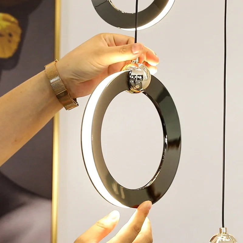 Modern luxury chandelier. Creative design. Suitable for villas, duplexes, hotels, restaurants. Home lighting
