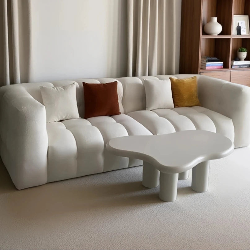 Family Luxury Living Room Sofas European Modern Plush Reclining Sofa Corner Lounger Muebles Para El Hogar Home Decoration