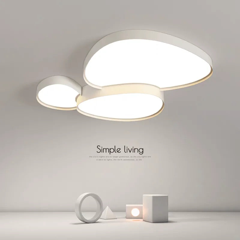Remote Control Living Room Light Modern Simple LED Ceiling Lamp Lustre Home Creative Indoor Lighting Bedroom Dining Room Fixture