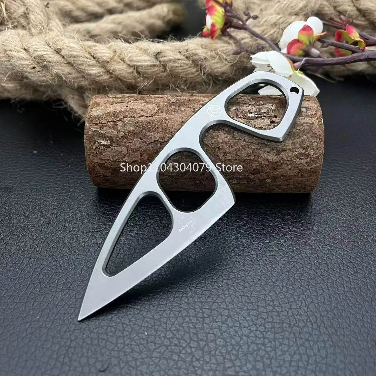 Everyday Carry Multi-purpose Hunting Knife All Steel Knives Tool with Secure Sheath for Hiking, Outdoor Adventure, Camping Gear