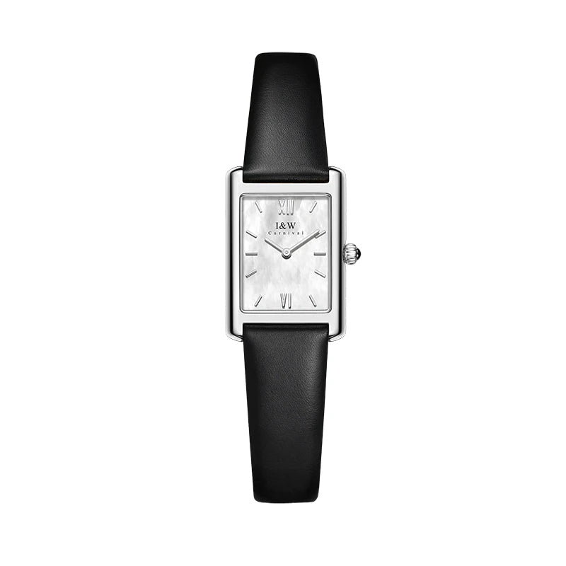 Zegarek Damski Switzerland Made Quartz Watch for Women IW Fashion Women's Watches Sapphire Leather Waterproof Lady Dress Watch