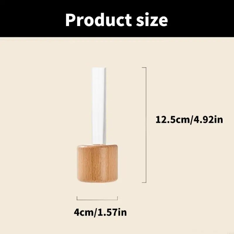 Elegant Wooden Refrigerator Magnet Vases Tube Flower Vases Simple and Modern Styles Vases For Kitchen and Home Decoration