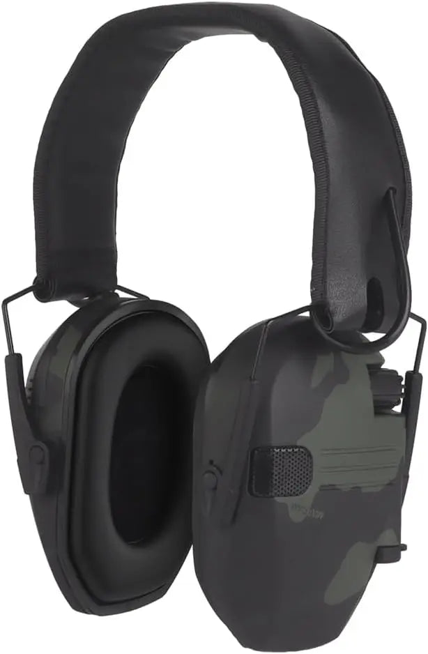 Shooting Training Headset Hunting Ear Protection Earmuffs Headphone with Noise Reduction Knob Adjustment for Hunting Airsoft