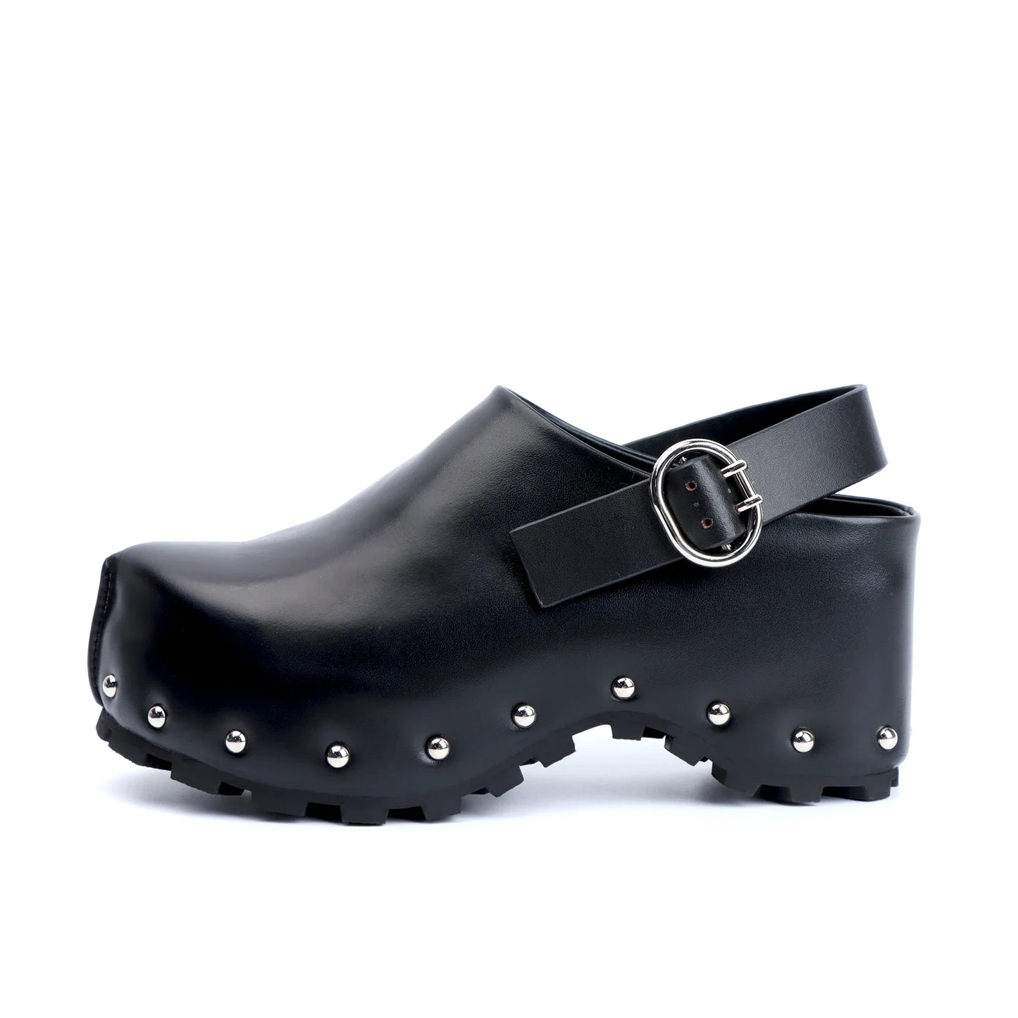 2025 Women Designer Luxury Platform Mules Real Calf Hair Leather Lined Slip On Clogs Slides Sandals Summer Fashion Comfort Shoes