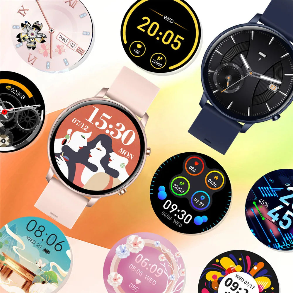 Women's Smart Watch Sports Bluetooth Pedometer Heart Rate Monitor Health Reminder ANDROID IOS Waterproof Wristwatch GNM28