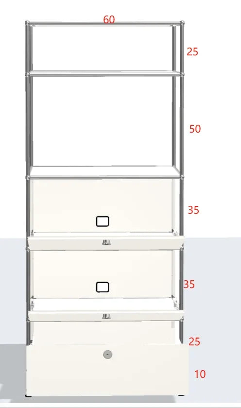 Bookshelf Storage Stainless Steel Metal Corner Shelf Display Bookcase Furniture Living Room