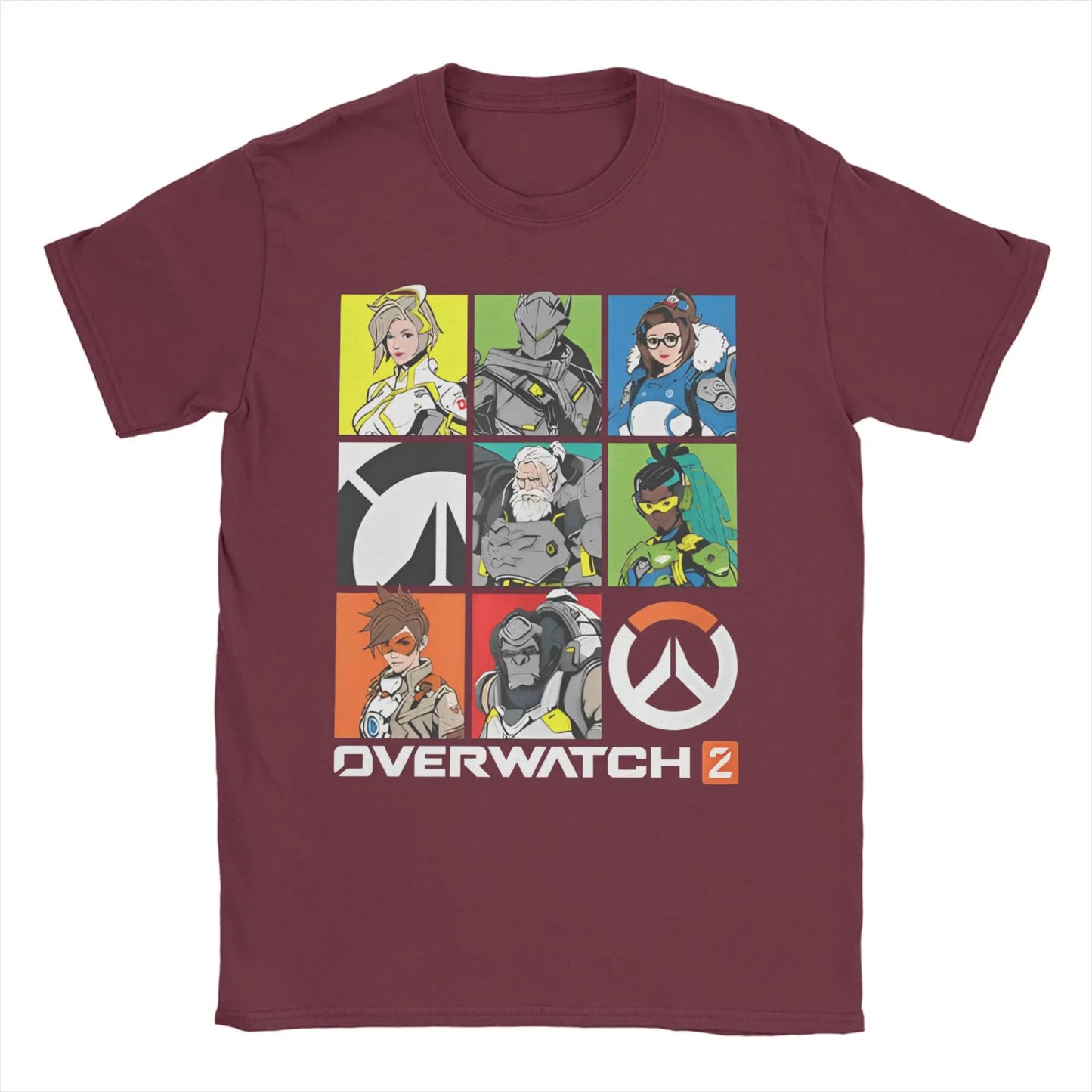 Men's Overwatchs Games T Shirts Pure Cotton Clothing Casual Short Sleeve O Neck Tees Printed T-Shirts