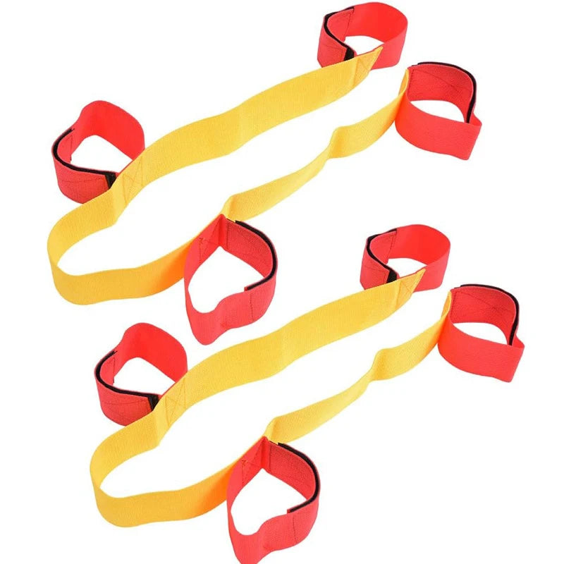 Giant Footsteps 3/4/5/8/10 Legged Race Bands For Adults And Kids Team Building Games Fun Outdoor Group Activities Sports